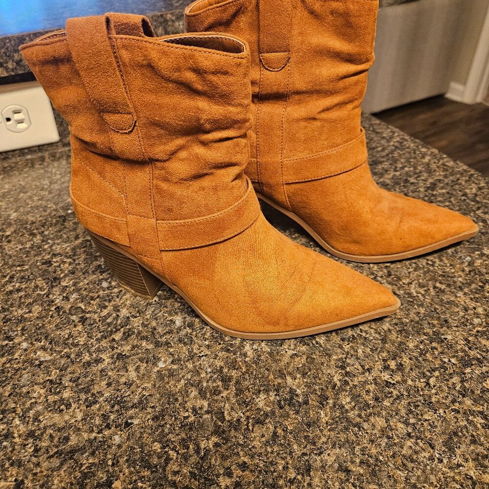 Tan boots